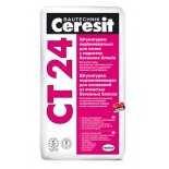 Ceresit CT-24 штукатурка для газобетону і піноблоку, 25 кг